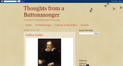 Desktop Screenshot of blog.thebuttonmonger.com